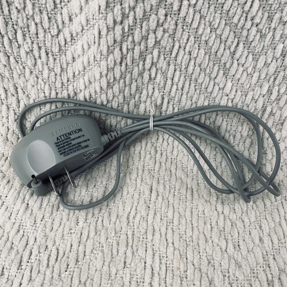 Samsung Travel Adapter Wall Charger Grey TAD177JSE 5.0V Barrel Tip OEM Jitterbug